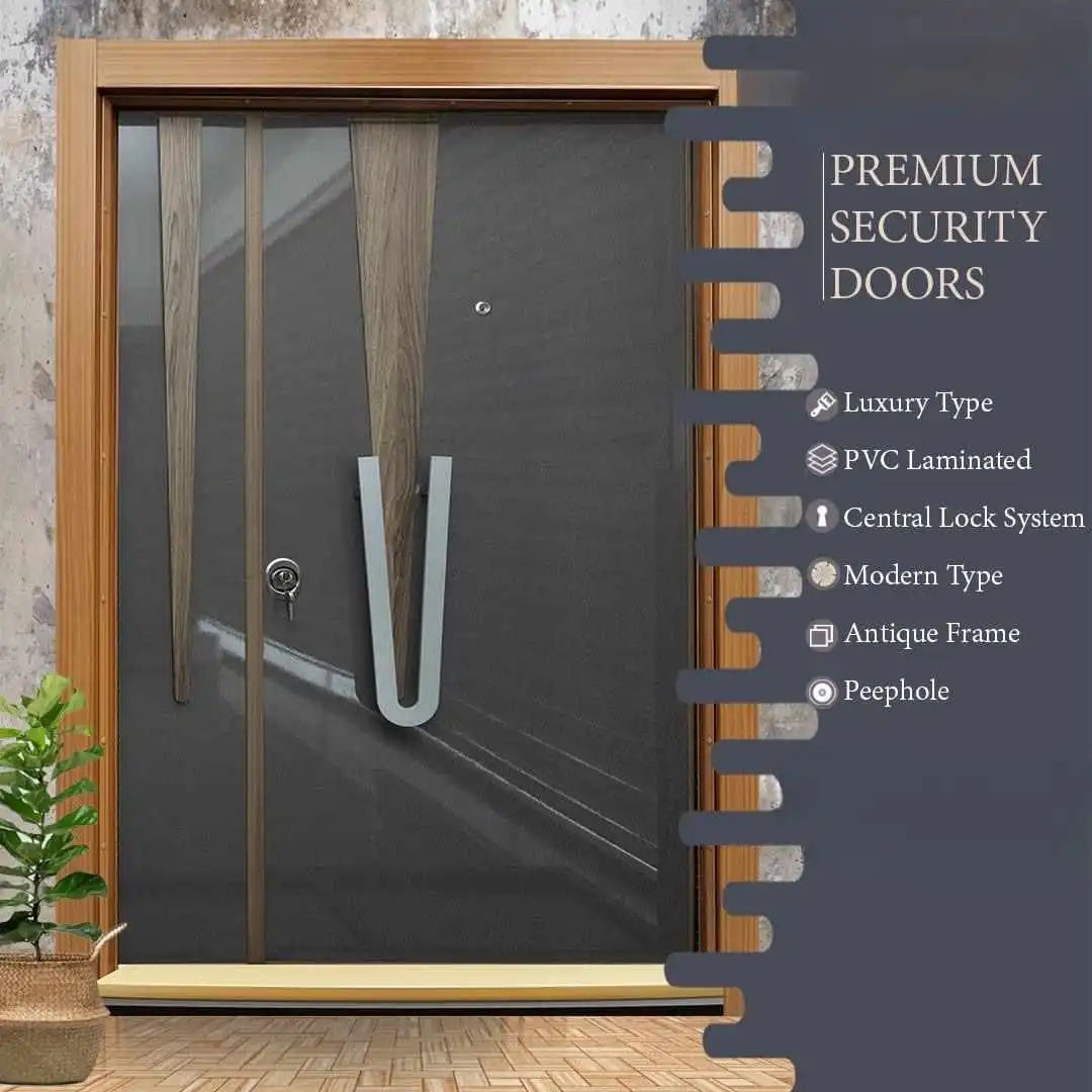 Premium Turkey Security Doors PVC Model Portal-012 (External)