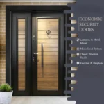 Premium Turkey Security Doors PMR-019 Classic Wooden Finish