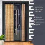 Premium Turkey Security Doors PMR-023 PVC Laminox Model (External)