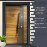 Premium Turkey Security Doors IBR-008 Classic Wooden Finish