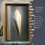 Premium Turkey Security Doors PVC Model Portal-014 (External)