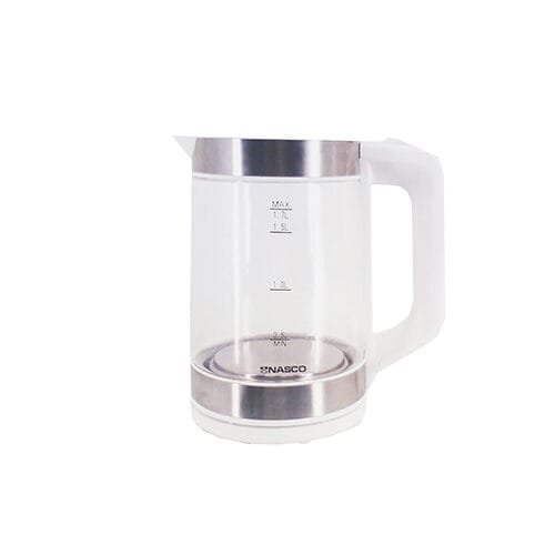  Nasco 1.7L Transparent Glass Kettle KEG-1706
