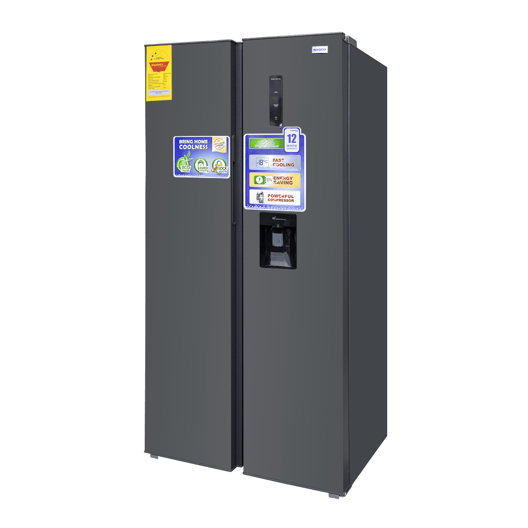 Nasco 542Ltr Side By Side Fridge [NASF2-55SK-WD]